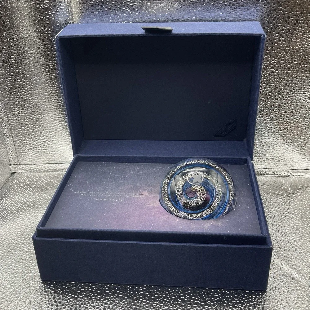 Louis Vuitton Stellar Times Galaxy Glass Paperweight VIP Gift w/ Box Rare